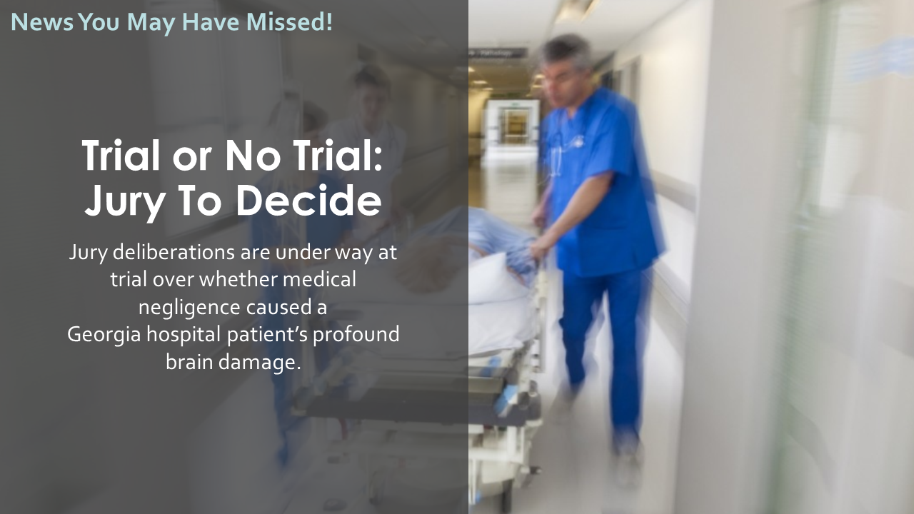 Trial or No Trial: Jury To Decide